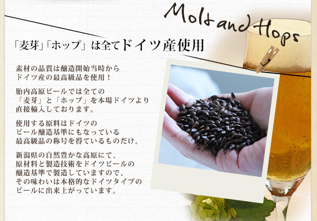胎内高原ビール アルト紹介
